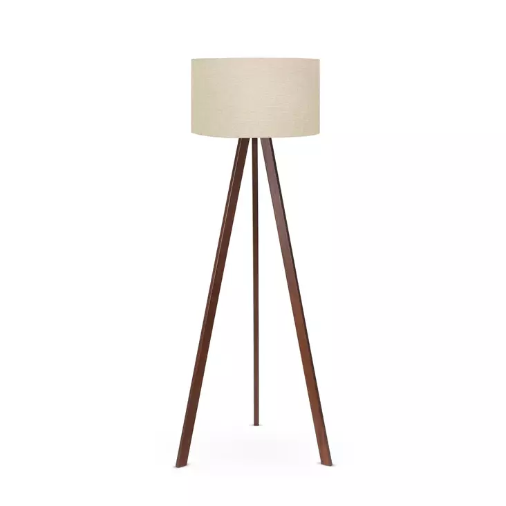 Lattiavalaisin, beige, 140 cm korkea, moderni, skandinaavinen - Lattia- ja pöytävalaisimet - 8682870259416 - 1