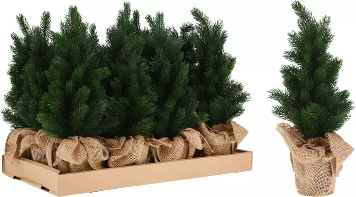 MÃ¤nty juuttiruukussa 45 cm - Kukka-amppelit ja maljakot - 8721037198516 - 1