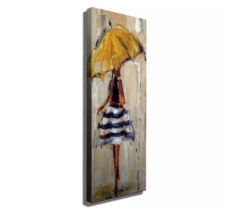 Monivärinen 30x80 cm Tuntematon Taulu - 100% Kangas, 100% Puukehys, Anonyymi Taiteilija - Koristeellinen Seinätaide - Taulut ja kehykset - 8681181920916 - 1