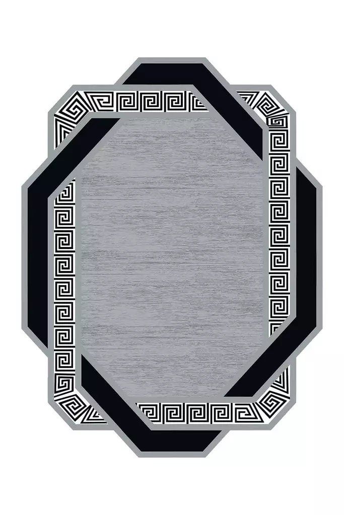 Monivärinen 50x80 cm Antibakteerinen 3D Digitaalipainettu Polyesterimatto - Konepestävä, Liukumaton, 8 mm Nukka - Pienet matot ja käytävämatot - 8682870613126 - 1