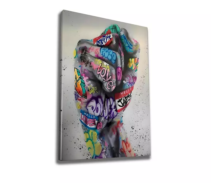 Monivärinen Koristeellinen Canvas-taulu 50x70 cm - Puukehys 2x3 cm - Digitaalinen Painatus - 50% Puuvilla/Polyesteri - Taulut ja kehykset - 8684282684756 - 1