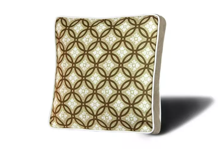 Monivärinen Sisustustyyny 42x42 cm - 50% Puuvilla, 50% Polyesteri, Irrotettava Päällinen, Silikonitäyte, Pestävä - Koristetyynyt - 8681875278736 - 1