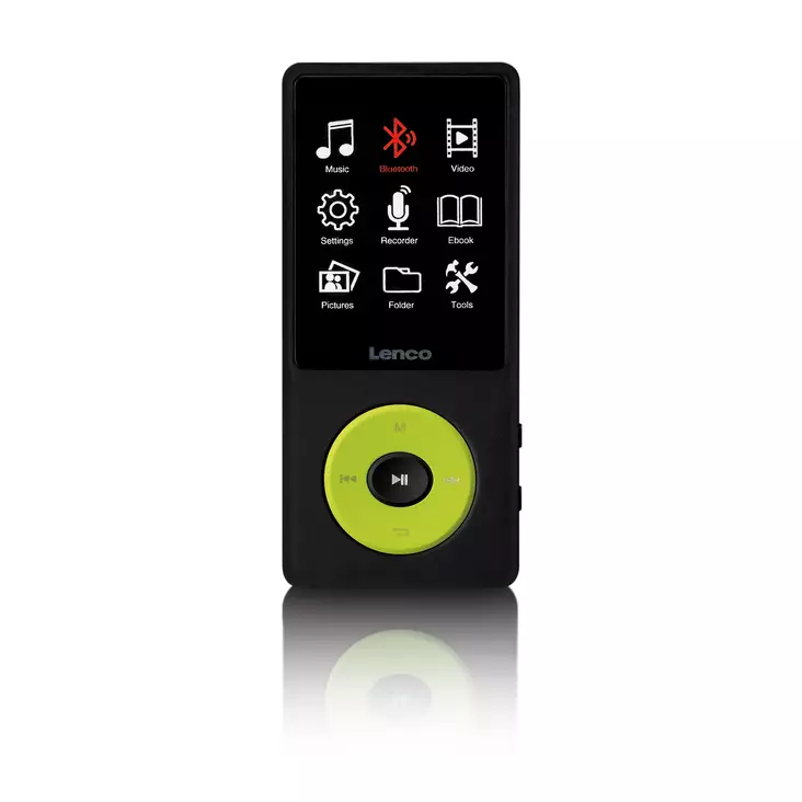 MP3/MP4-soitin Bluetooth®:llä ja 8 GB:n sisäisellä muistilla Vihreä - Radiot ja MP3/4-soittimet - 8711902081036 - 10