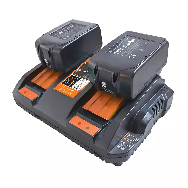 PNI DCH250 Tuplalaturi ja 2 kpl 18V 5.0Ah akkuja - Jonköping ja Makita LXT akuille - Akut ja laturit - 5949066533136 - 1