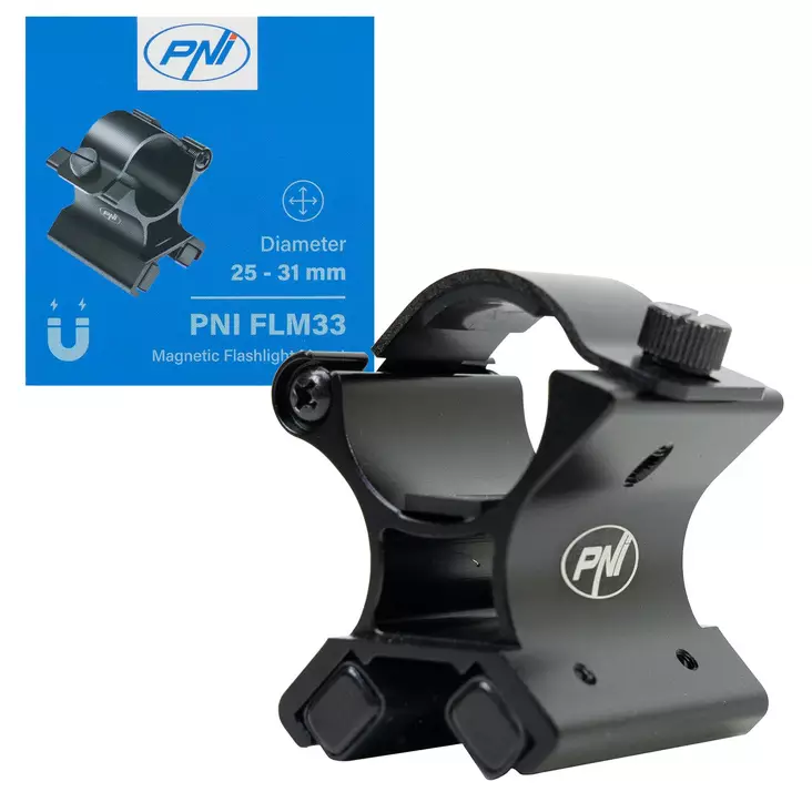 PNI FLM33 magneettinen kiinnitysteline taskulampuille, joiden halkaisija on 25-31 mm - PNI tuotteet - 5949066522376 - 1