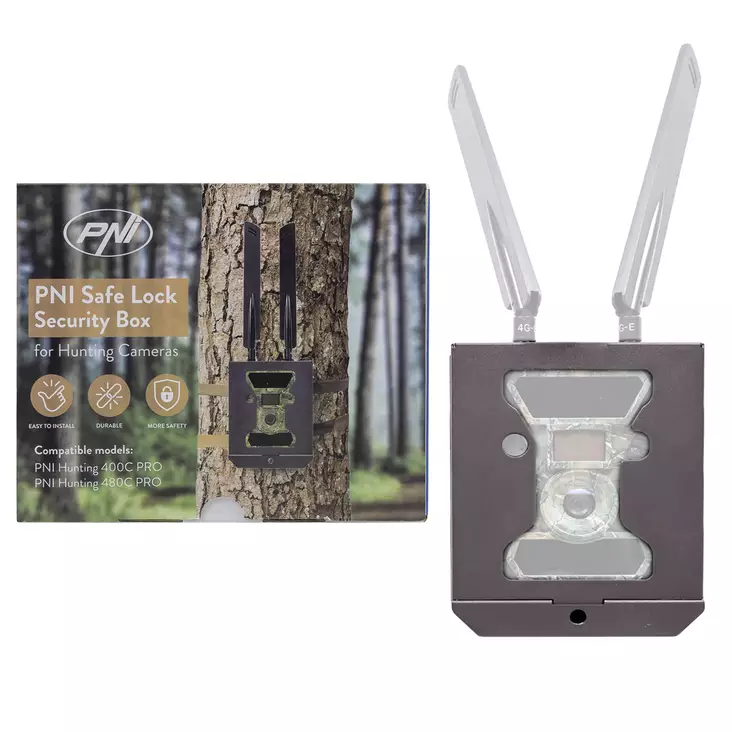 PNI Safe Lock metalliturvakotelo PNI Hunting 400C PRO ja PNI Hunting 480C PRO metsästyskameroihin - PNI tuotteet - 5949066516566 - 1