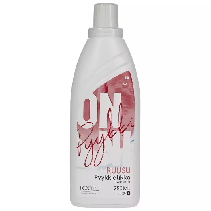 Pyykkietikka Onni 750ml Ruusu - Pyykinpesu- ja huuhteluaineet - 6419642334406 - 1