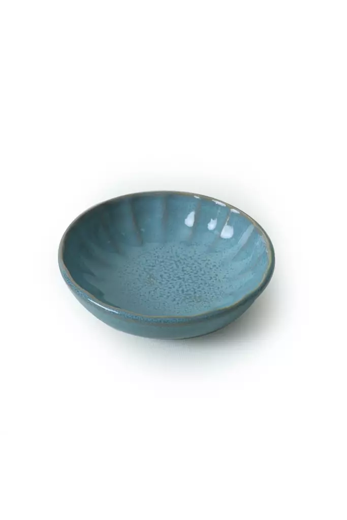 Turkoosi Appetizer-kulhosetti 6 kpl - 100% Keraaminen Kivitavara, Antibakteerinen, Mikroaaltouuni- ja Astianpesukoneenkestävä - Tarjoiluastiat - 8684283059416 - 1