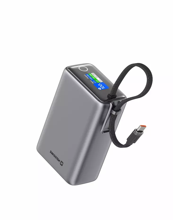 Varavirtalähde 25000mAh 100W Swissten 22013977 - Varavirtalähteet - 8595217493346 - 1