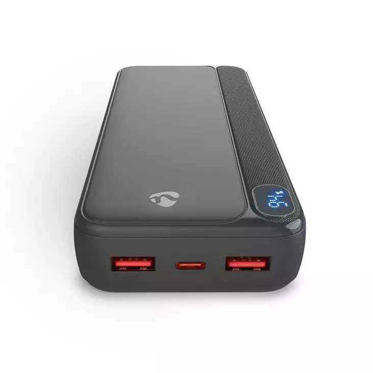 Virtapankki | 20000 mAh | 1.5 / 1.67 / 2.0 / 2.22 / 3.0 A | Lähtöliitäntöjen määrä: 3 | Lähtöliitäntä: 1x USB-C / 2x USB-A | Sisääntulon liitäntä: 1x USB-C | PD3.0 20W | Lithium-Polymer | Näyttö - Varavirtalähteet - 5412810470716 - 10