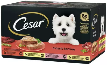 Cesar classic selection 8x150g P=C3=A4=C3=A4kuva - Koiran ruoat ja ateriat - 3065890148567 - 1