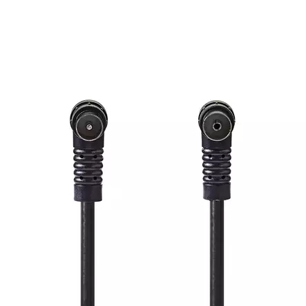 Koaksiaalikaapeli | IEC (Coax) Uros | IEC (Coax) Naaras | Niklattu | 120 dB | 75 Ohm | Nelinkertainen suojaus | 3.00 m | Pyöreä | PVC | Musta | Label - Antennikaapelit - 5412810425877 - 10