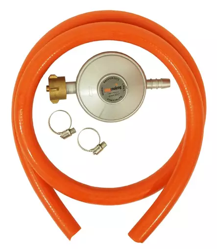 Matalapainesäädin kierrev 120 cm letku - Kaasugrillit - 6430050629427 - 1