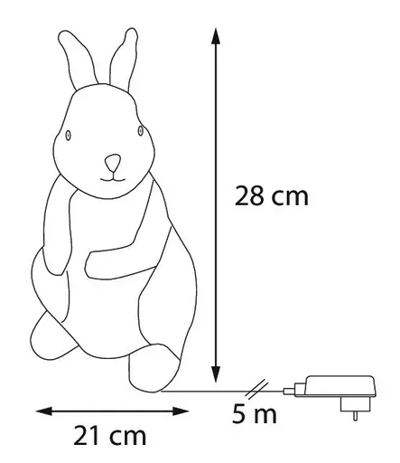 Pupu istuva Airam 28 cm - Koristevalot - 6435200188427 - 2