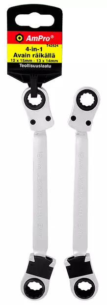 Räikkälenkki 12x13-14x15 - Kiintoavaimet ja vääntötyökalut - 795609425247 - 1