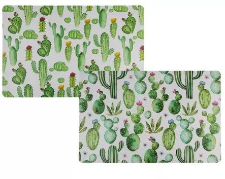 Tabletti kaktus 43,5 x 28,5 cm - Pöytäliinat ja tabletit - 4029811397327 - 1