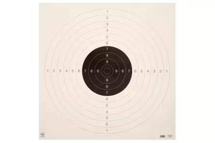 Tarkkuustaulu 55x55 cm 10 kpl Atom - Ilma-aseiden luodit ja tarvikkeet - 6410412998927 - 1