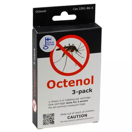 Octenol tehosteaine hyttysansaan 3 kpl - Hyttysansat ja -karkottimet - 6467010203137 - 2