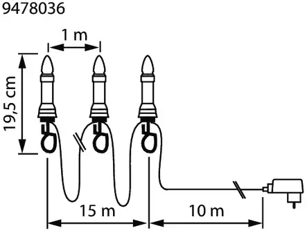 Ulkokuusenkynttil=C3=A4sarja Airam winter - Koristevalot - 6435200236517 - 2