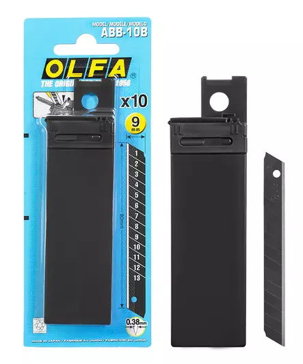 Varaterä erikoisterävä 9mm 10kpl - Puukot ja veitset - 091511501117 - 1