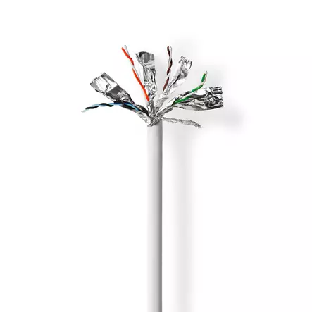 Verkkokaapeli | CAT6a | Kiinteä | SF/UTP | Kupari | 305.0 m | Sisäkäyttöön | Pyöreä | LSZH | Harmaa | Vetolaatikko - Tietokone ja verkko - 5412810399727 - 30