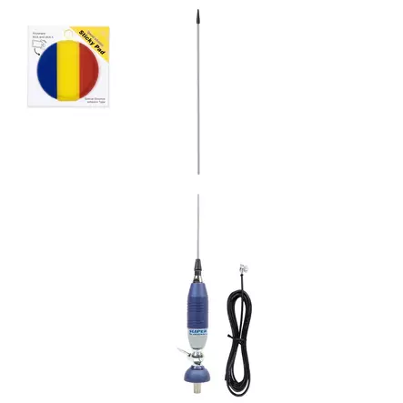 CB Sirio SUPER 9 -antennipaketti perhosantennilla, pituus 155 cm ja tarralappu mukana - PNI tuotteet - 5949066545887 - 1
