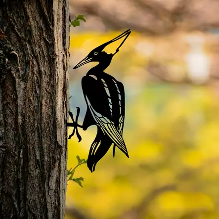 Koristeellinen Puutarhaesine - Musta, 100% Metalli, 22x40 cm, Käsinmaalattu, Ei Kokoamista, Yksilöllinen Viimeistely - Pihakoristeet - 8684282827047 - 2