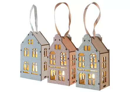 Leiden Led-talolyhdyt 3 kpl - Valokoristeet ja valohahmot - 6435200306807 - 1