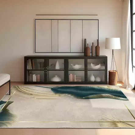 Ylellinen Monivärinen eteisen matto käytävämatto 100x150 cm - 100% Samettikangas, 3D Digitaalinen Painatus, Konepestävä, Liukumaton - Suuret ja keskikokoiset matot - 8681875981827 - 2