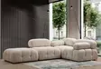1-istuttava sohva, kerma, 95 cm x 95 cm x 75 cm, kestävä, mukava, muunneltava - Sohvat - 8683743317967 - 6