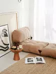 1-istuttava vuodesohva, kameli, 80x70x60 cm, kestävä, mukava - Vuodesohvat - 8684282400127 - 4