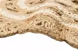 100% JUTE Käsinkudottu Matto 120 cm - Monivärinen, Konepestävä, Tasokudottu, Ei Nukkaa, 2500 gr/m² - Pyöreät matot - 8681875181227 - 5