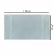 100% Puuvillainen Kylpypyyhe, 450 gr/m², 70x140 cm, Vaaleansininen, Konepestävä, Kestävä ja Ylellinen Kylpykokemus - Pyyhkeet ja kylpytakit - 8681875945607 - 3
