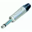 1/4" ammattipuhelinpistoke, 2-napainen, nikkelikontaktit, nikkelikuori - Audioliittimet ja plugit - 7613187000737 - 15