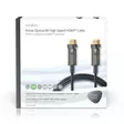 Aktiivinen Optinen Ultra High Speed HDMI-Kaapeli jossa Ethernet | HDMI liitin | HDMI liitin | 8K@60Hz | 48 Gbps | 100 m | Pyöreä | PVC | Musta | Pakkaus - HDMI-kaapelit - 5412810318247 - 66