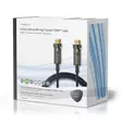 Aktiivinen Optinen Ultra High Speed HDMI-Kaapeli jossa Ethernet | HDMI liitin | HDMI liitin | 8K@60Hz | 48 Gbps | 100 m | Pyöreä | PVC | Musta | Pakkaus - HDMI-kaapelit - 5412810318247 - 67