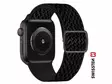 Apple Watch ranneke | Musta | 38-41 mm | Nylon | Swissten - Älykellot ja aktiivisuusmittarit - 8595217485167 - 2