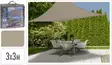 Aurinkokatos nelio 3 x 3 m - Aurinkovarjot ja markiisit - 8719987805967 - 2