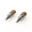 Banaaniliitin | Suora | Uros | Kullattu | Ruuvi | Kaapelin läpitulomitta: 3.0 mm | Metalli | Kulta | 2 kpl | Laatikko kannella ja ikkunalla - Audioliittimet ja plugit - 5412810333257 - 40