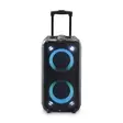 Bluetooth® Party Speaker | Akun 1 käyttöaika vakiokäyttö: 300 min | 240 W | Kahva | Juhlavalot | Taajuuskorjain | Musta / Oranssi - Bluetooth kaiuttimet - 5412810450657 - 10