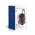 Bluetooth® Party Speaker | Akun 1 käyttöaika vakiokäyttö: 300 min | 240 W | Kahva | Juhlavalot | Taajuuskorjain | Musta / Oranssi - Bluetooth kaiuttimet - 5412810450657 - 69