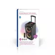 Bluetooth® Party Speaker | Akun 1 käyttöaika vakiokäyttö: 300 min | 240 W | Kahva | Juhlavalot | Taajuuskorjain | Musta / Oranssi - Bluetooth kaiuttimet - 5412810450657 - 66