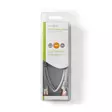 CAT6 Verkkokaapeli | RJ45 uros | RJ45 uros | S/FTP | 1.00 m | Sisäkäyttöinen | Pyöreä | LSZH | Harmaa | Laatikko - Tietokone ja verkko - 5412810289257 - 66