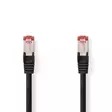 CAT6 Verkkokaapeli | RJ45 uros | RJ45 uros | S/FTP | 15.0 m | Pyöreä | LSZH | Musta | Label - Tietokone ja verkko - 5412810423217 - 1