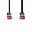 CAT6 Verkkokaapeli | RJ45 uros | RJ45 uros | S/FTP | 15.0 m | Pyöreä | LSZH | Musta | Label - Tietokone ja verkko - 5412810423217 - 10