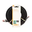 CAT6 Verkkokaapeli | RJ45 uros | RJ45 uros | S/FTP | 15.0 m | Pyöreä | LSZH | Musta | Label - Tietokone ja verkko - 5412810423217 - 66