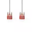 CAT6 Verkkokaapeli | RJ45 uros | RJ45 uros | U/UTP | 2.00 m | Pyöreä | PVC | Harmaa | Kirjekuori - Verkkokaapelit - 5412810276967 - 10