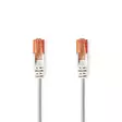 CAT6 Verkkokaapeli | RJ45 uros | RJ45 uros | U/UTP | 2.00 m | Pyöreä | PVC | Harmaa | Kirjekuori - Verkkokaapelit - 5412810276967 - 1