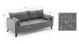 3-istuttava vuodesohva, harmaa, 208 cm leveä, mukava, monikäyttöinen - Vuodesohvat - 8681875520217 - 7