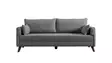 3-istuttava vuodesohva, harmaa, 208 cm leveä, mukava, monikäyttöinen - Vuodesohvat - 8681875520217 - 5